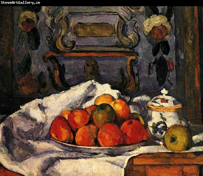 Paul Cezanne Still life, bowl with apples